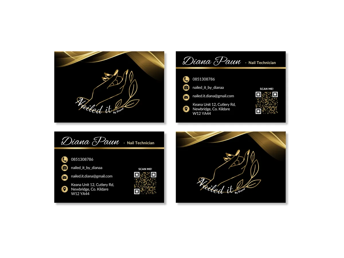 Nailed It by Diana business cards